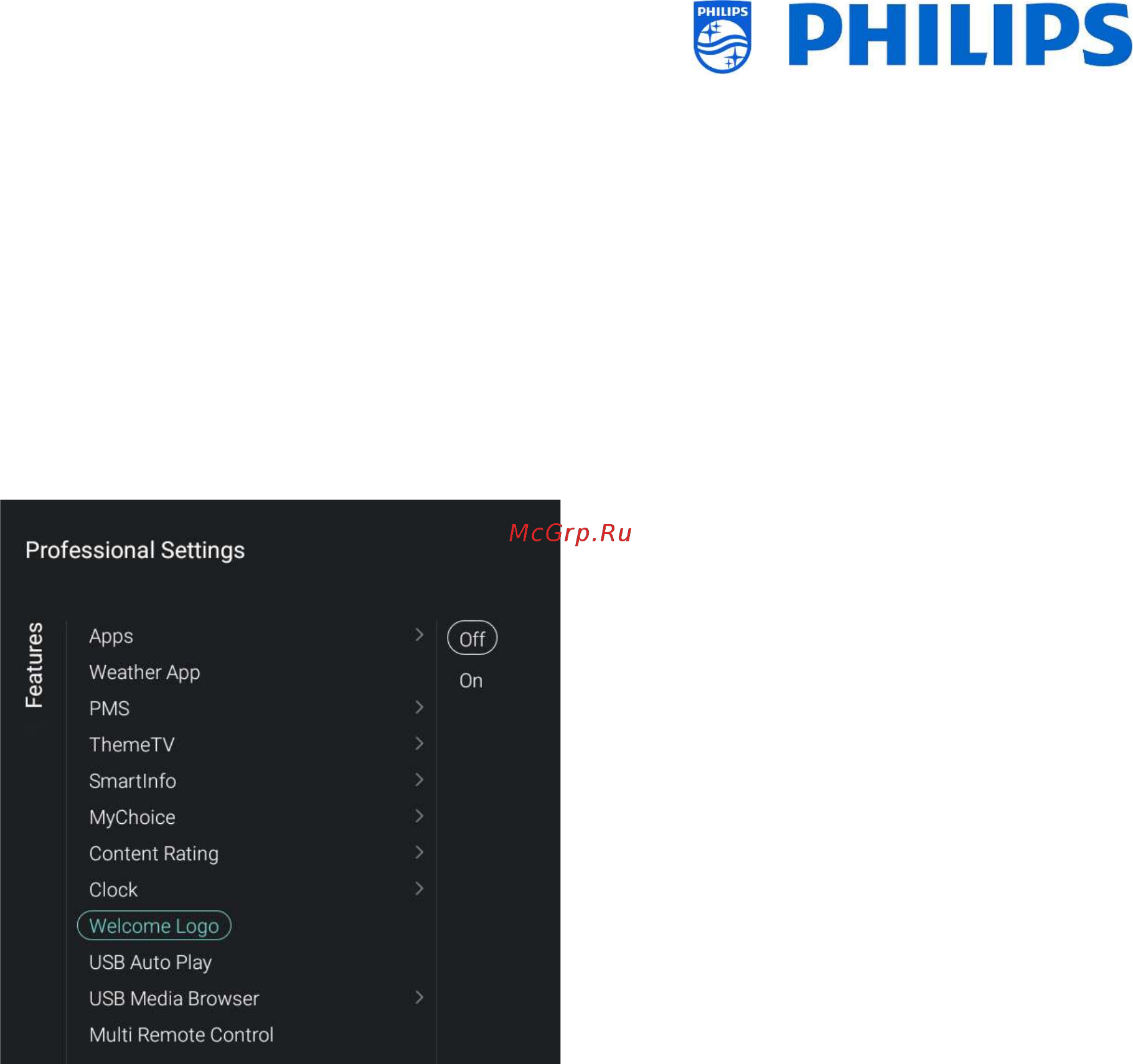 Philips 65HFL7011T/12 Руководство по установке онлайн [37/94] 260039