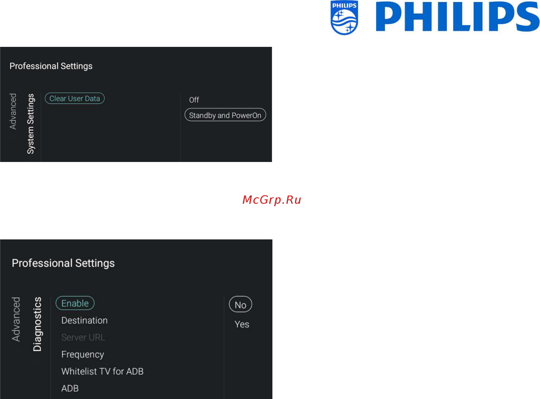 Philips 55HFL7011T/12 Руководство по установке онлайн [56/94] 260024