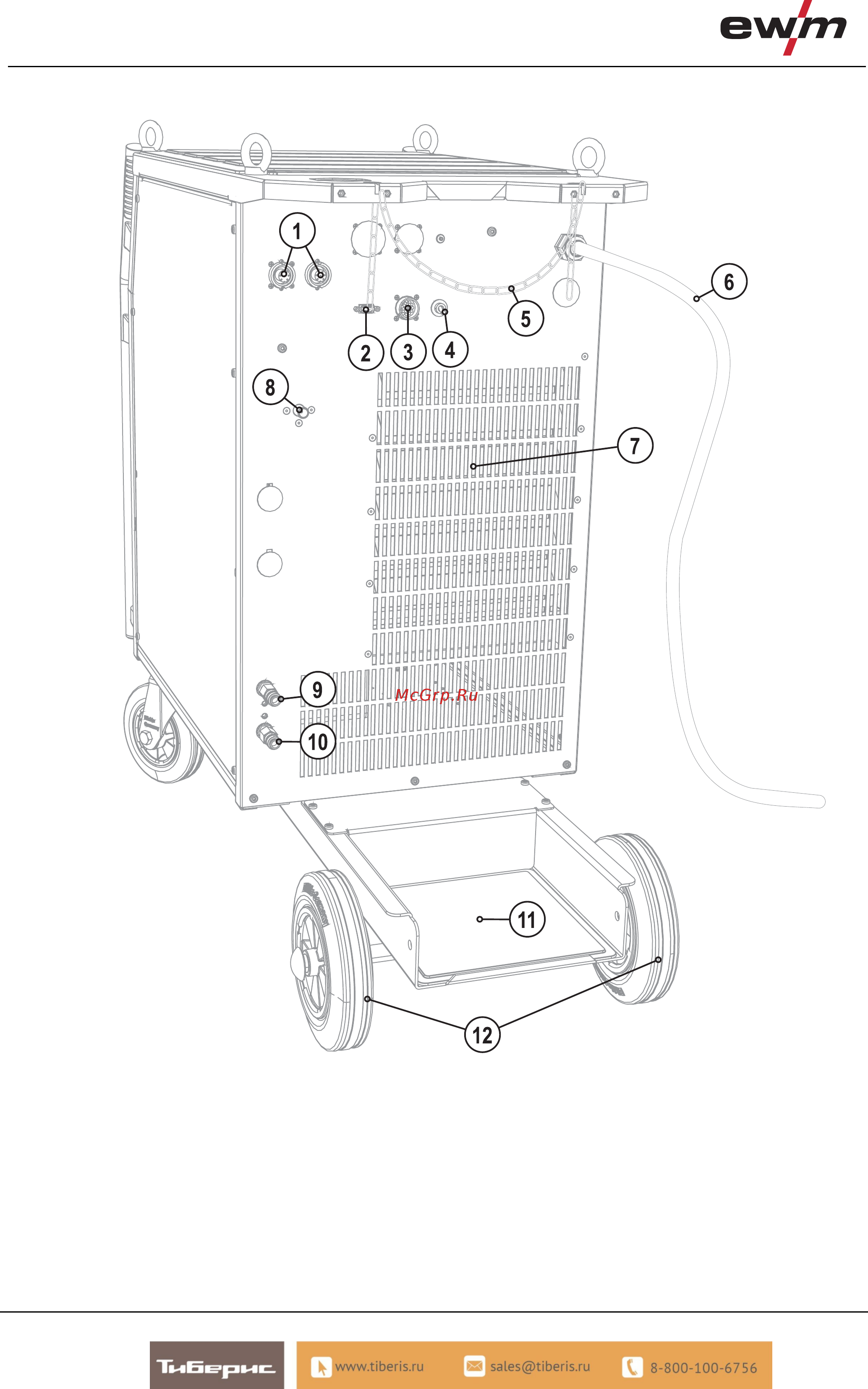 Ewm Tetrix 351 AC/DC Comfort [20/95] Вид сзади