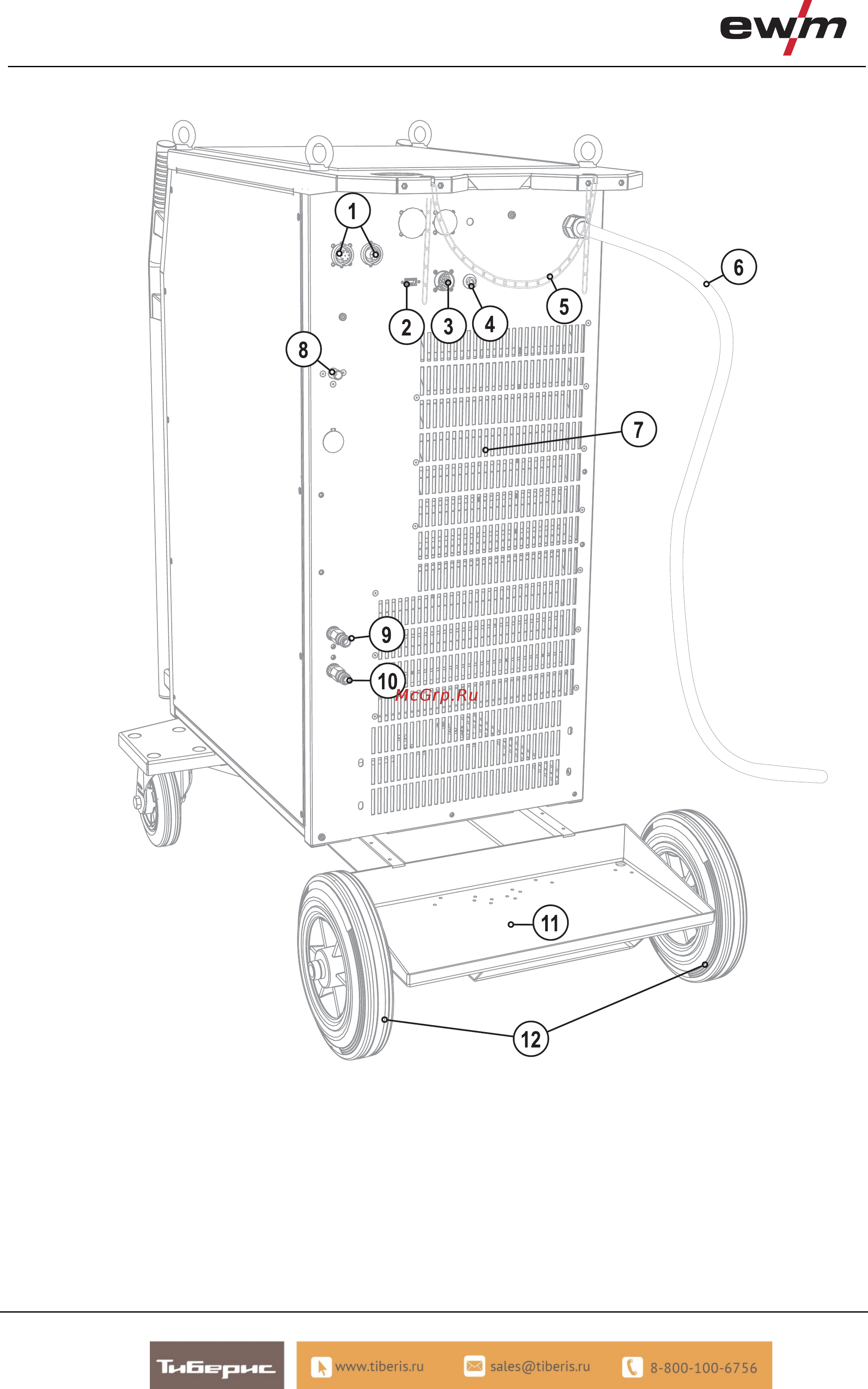 Ewm Tetrix 551 AC/DC Comfort [24/95] Вид сзади
