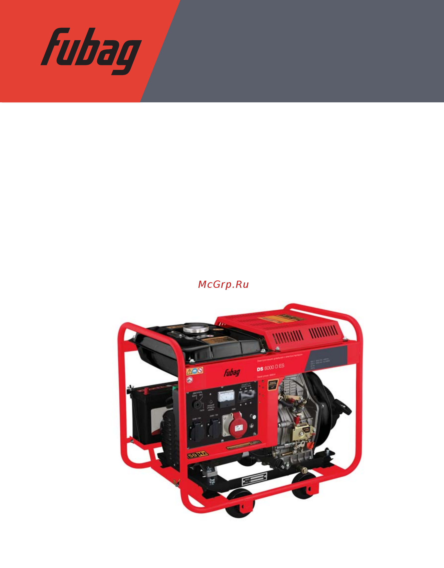 Fubag DS 3500 Инструкция по эксплуатации онлайн