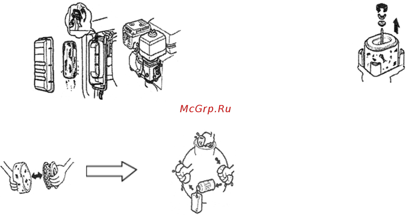 Champion GG7500E-3 [9/20] Воздушный фильтр