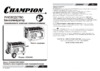 Champion EG7000MO Инструкция по эксплуатации
