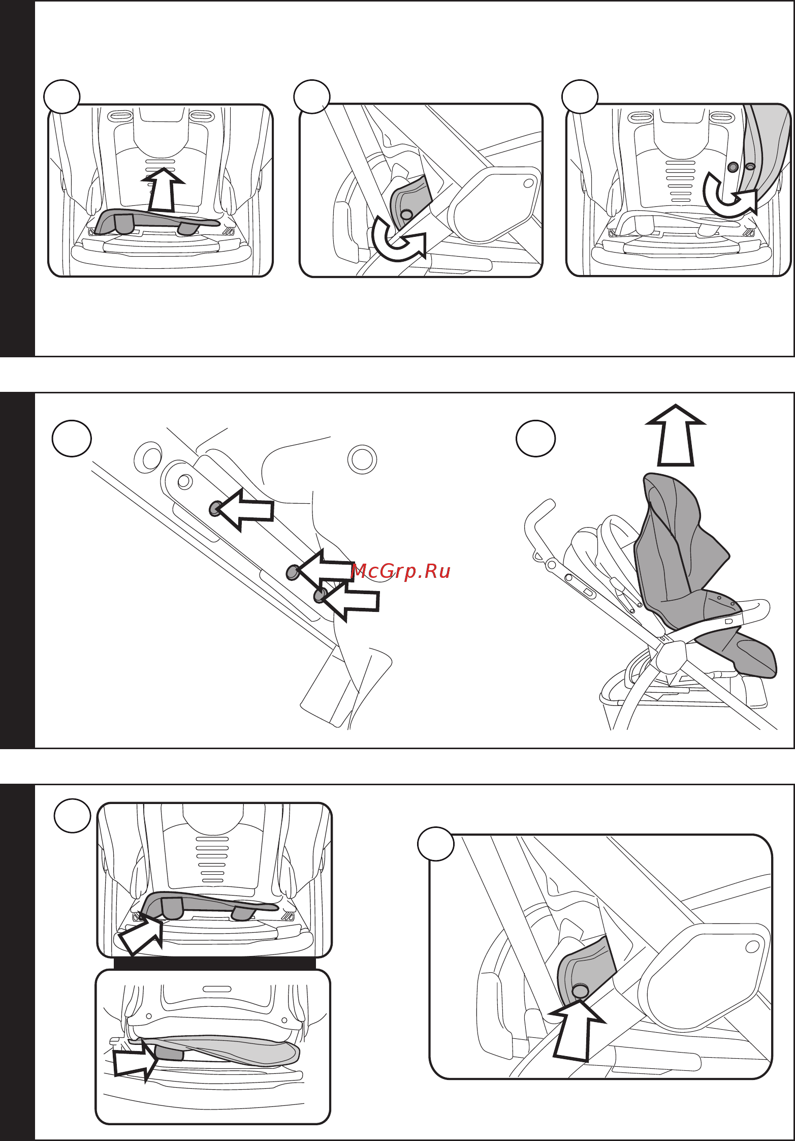 Peg-Perego Book Completo Mod red (прогулочная) Инструкция по эксплуатации онлайн [12/84] 260332