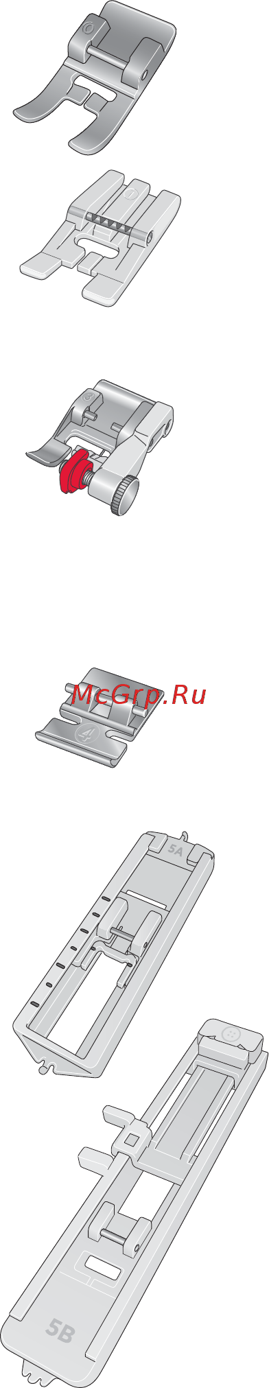 Pfaff Smarter 140S [8/36] Лапки
