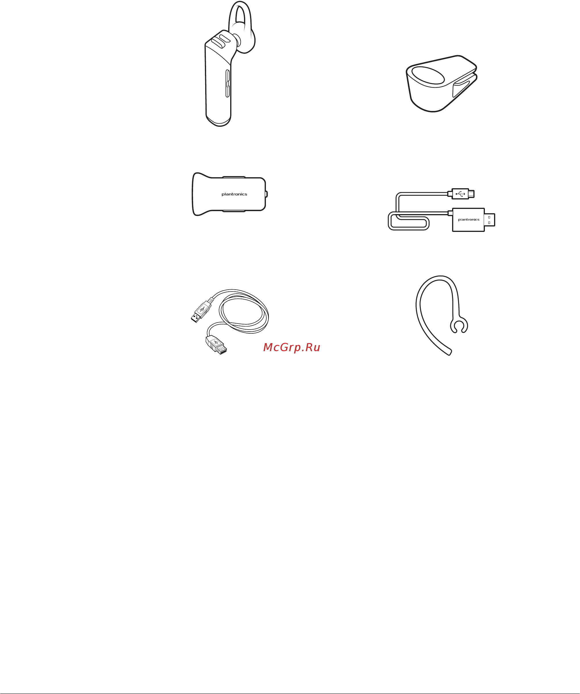Plantronics Explorer 110 Black, моно [3/11] Примечани