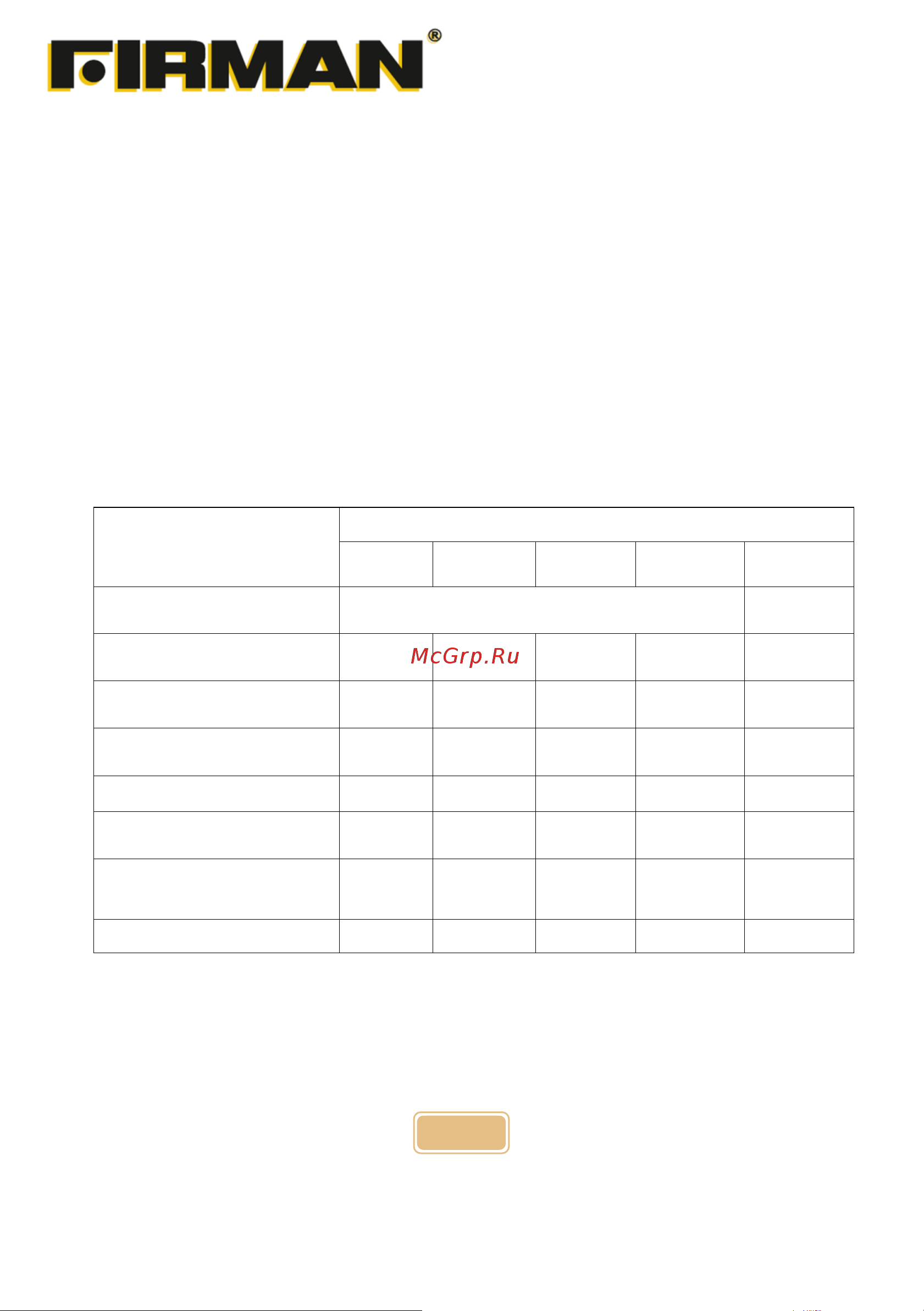 Firman ACB-100/800 [12/24] Характеристики