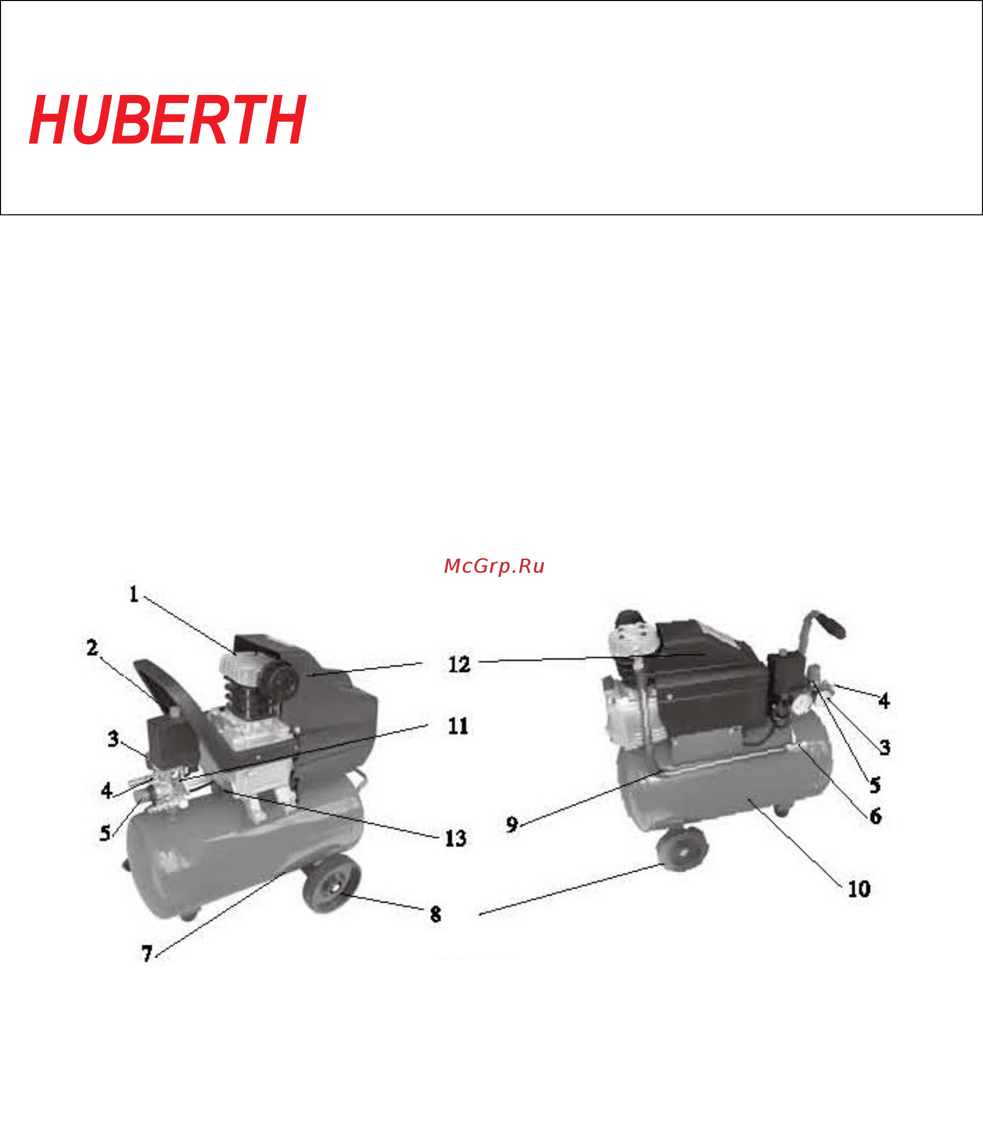 Huberth RP102050 [3/12] Инструкция по эксплуатации