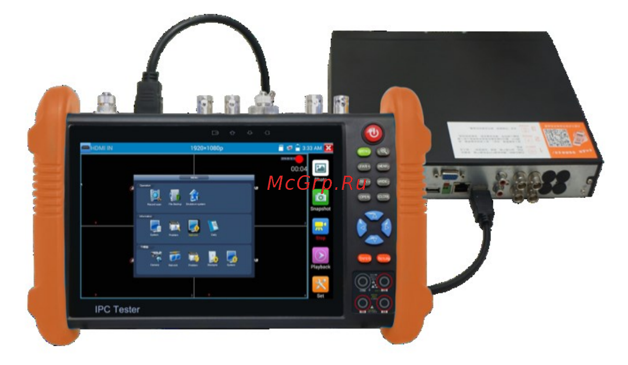 Tezter TIP-H-7 [16/165] Подключение источников сигнала hdmi in