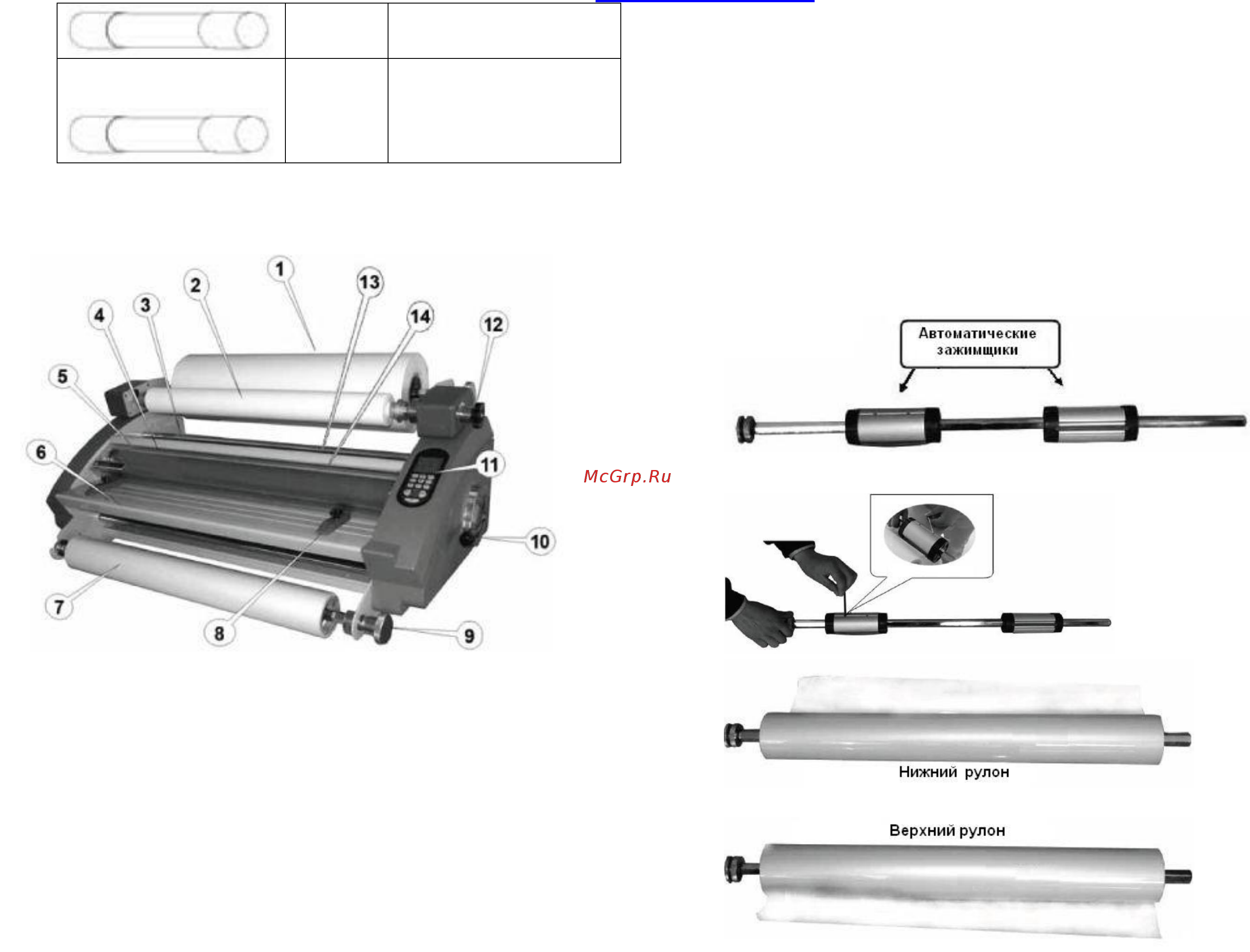 Bulros 3802S [3/11] Установка рулонов