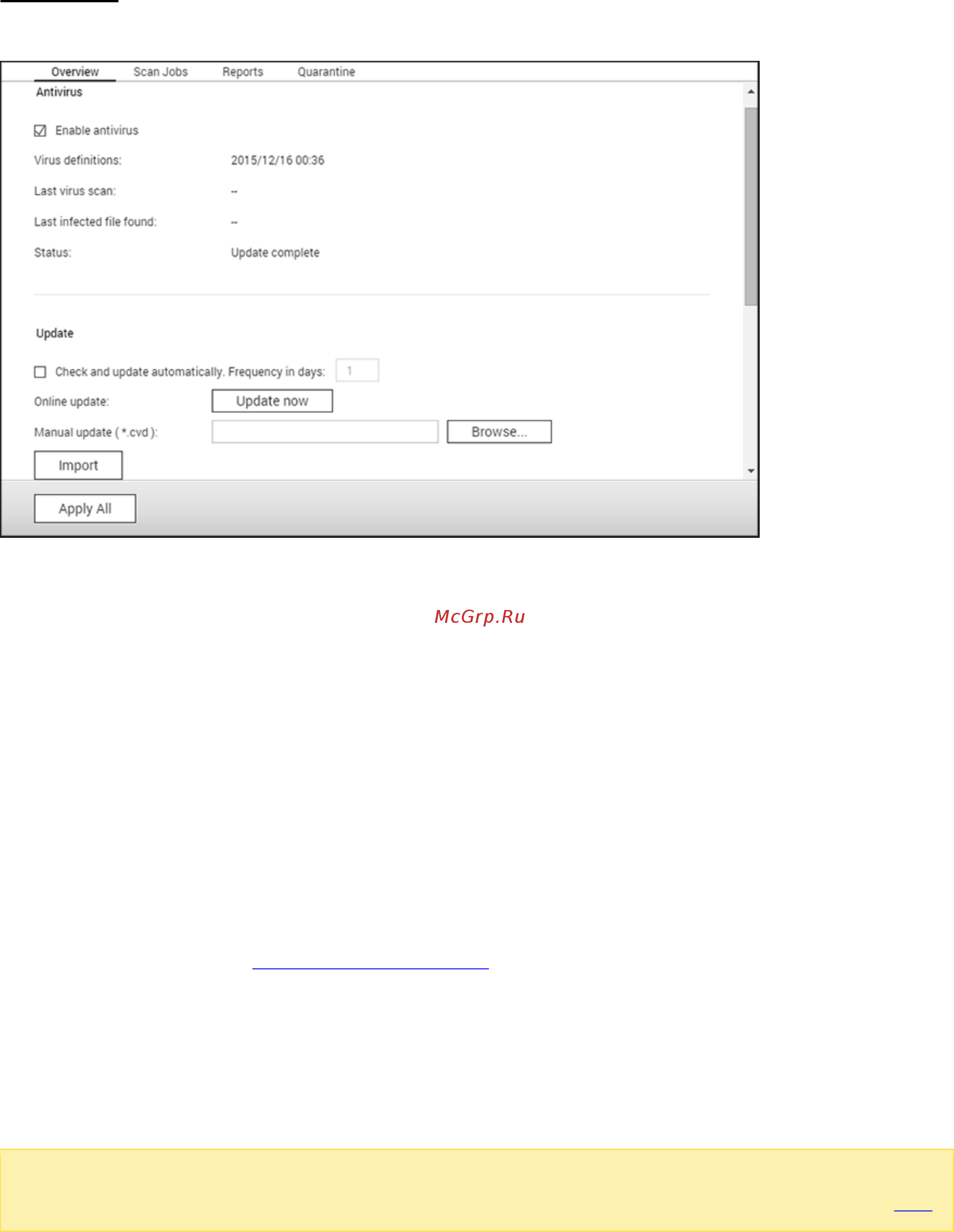 Qnap TS-831X-4Gb [242/441] Антивирус