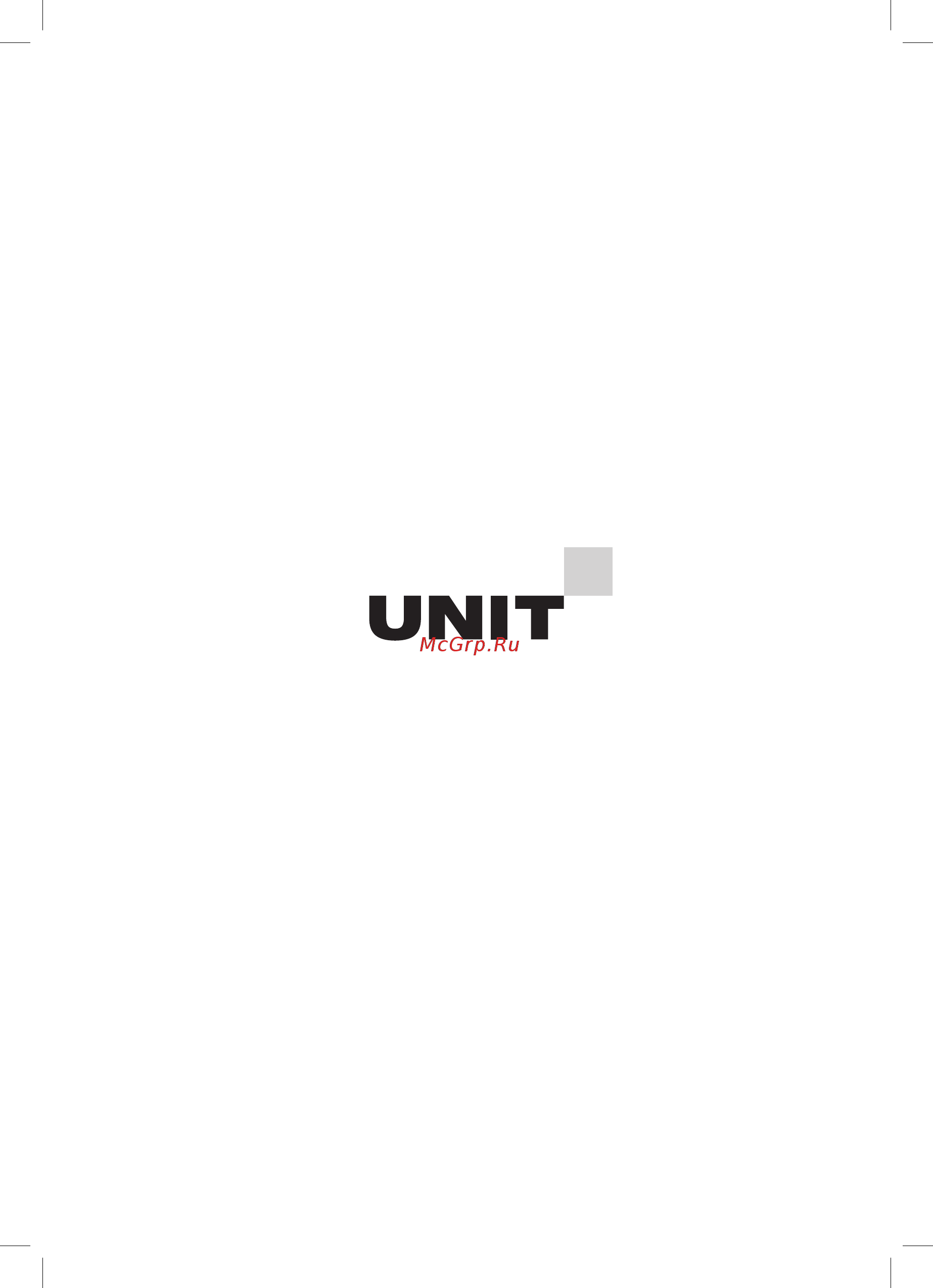 Unit UCG-113 Руководство по эксплуатации онлайн [12/12] 261075