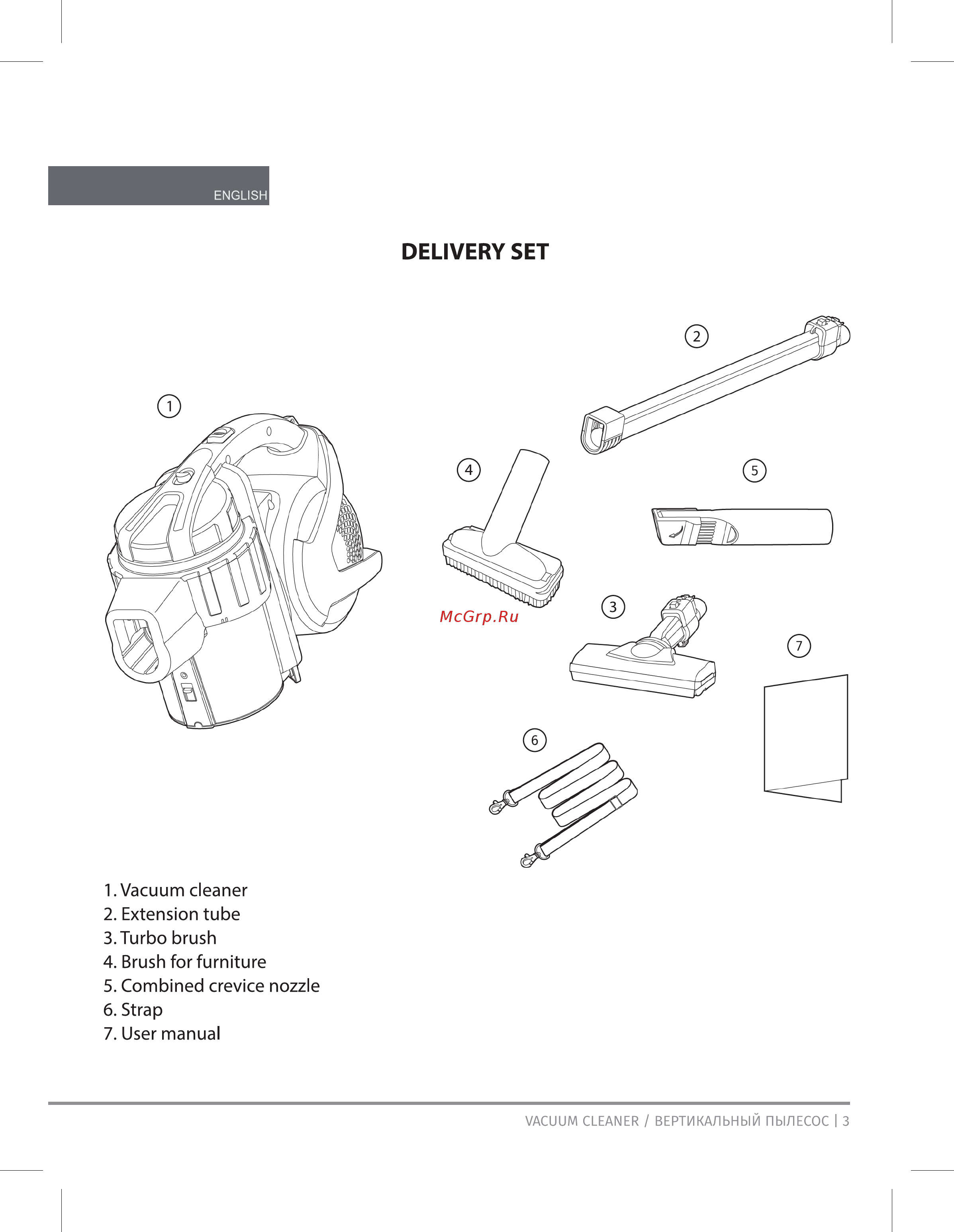 Unit UVC-5210 [6/26] Delivery set