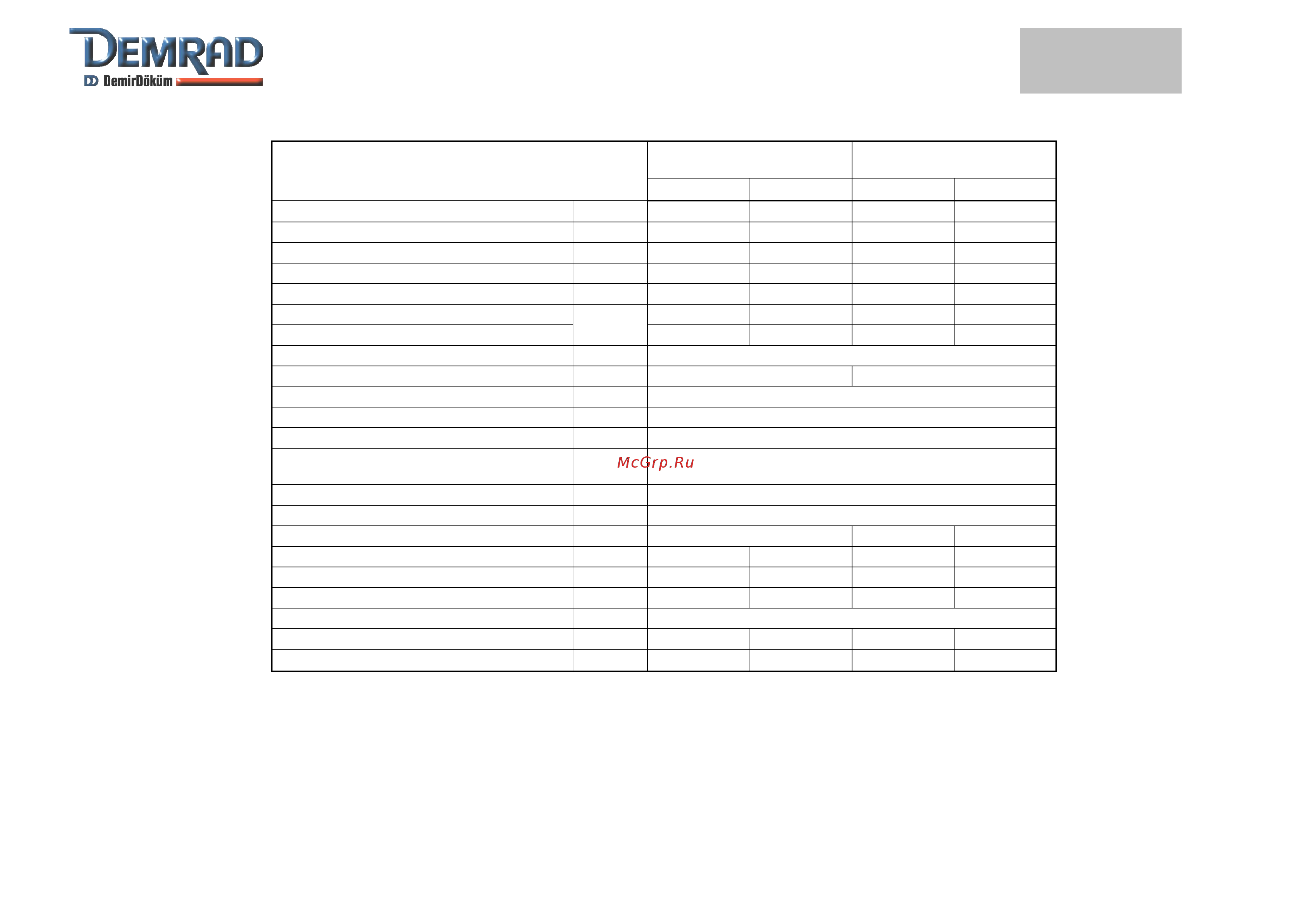 Demrad Nitron BKF 230 [7/29] Технические характеристики