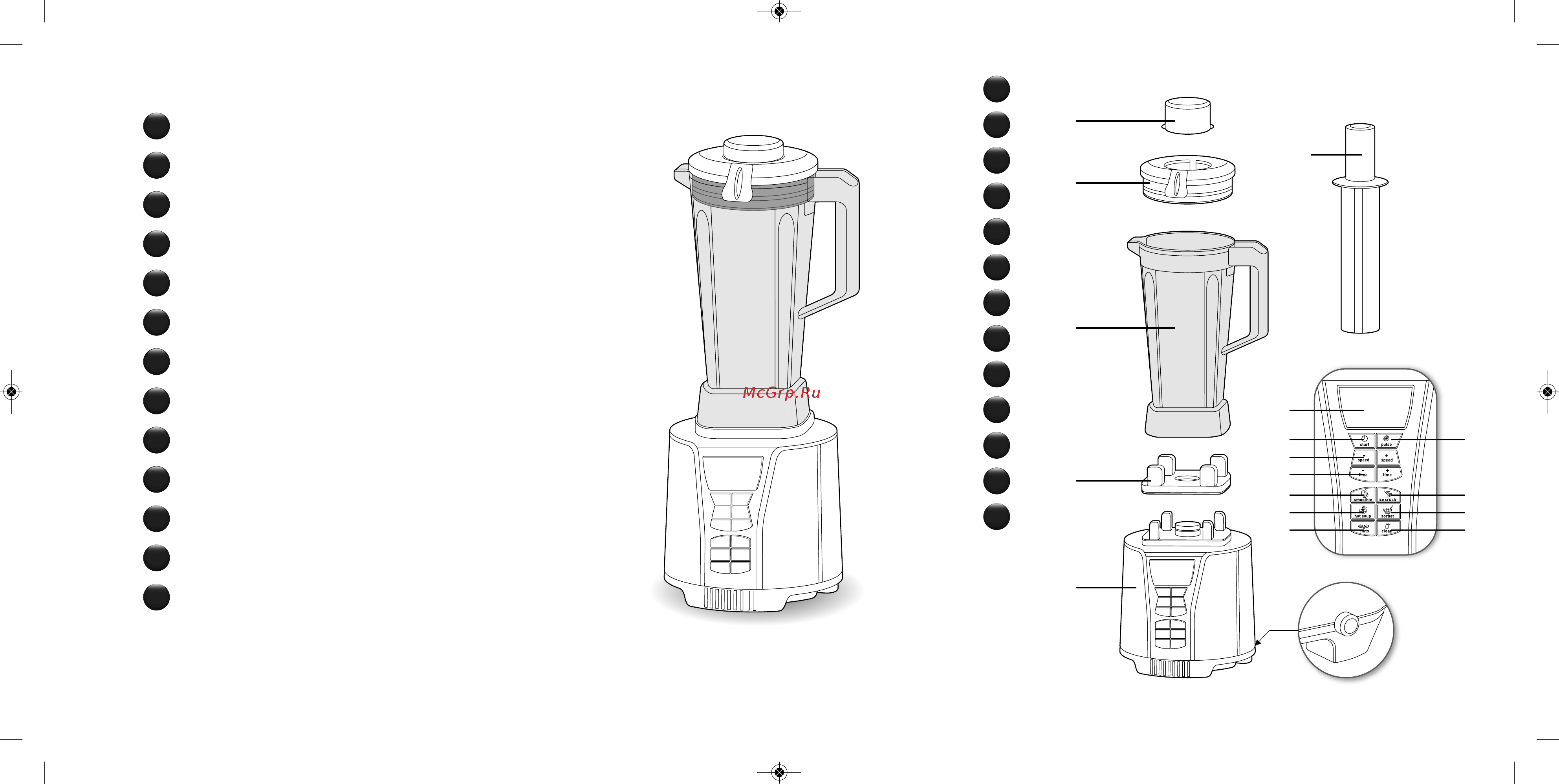 Moulinex Ultrablend LM935E10 1500 Вт Инструкция по эксплуатации онлайн