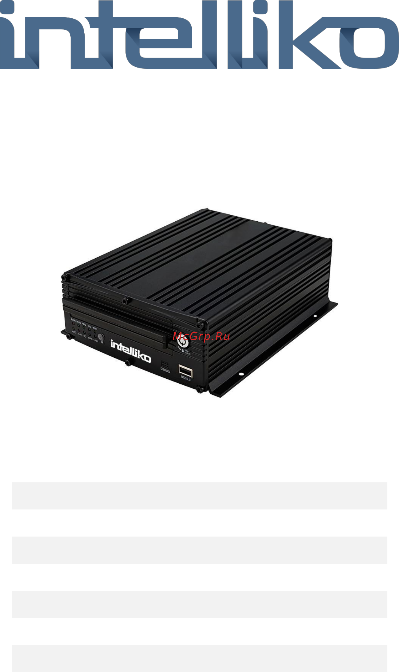 INTELLIKO INT-MDVR204-102 Руководство по эксплуатации онлайн