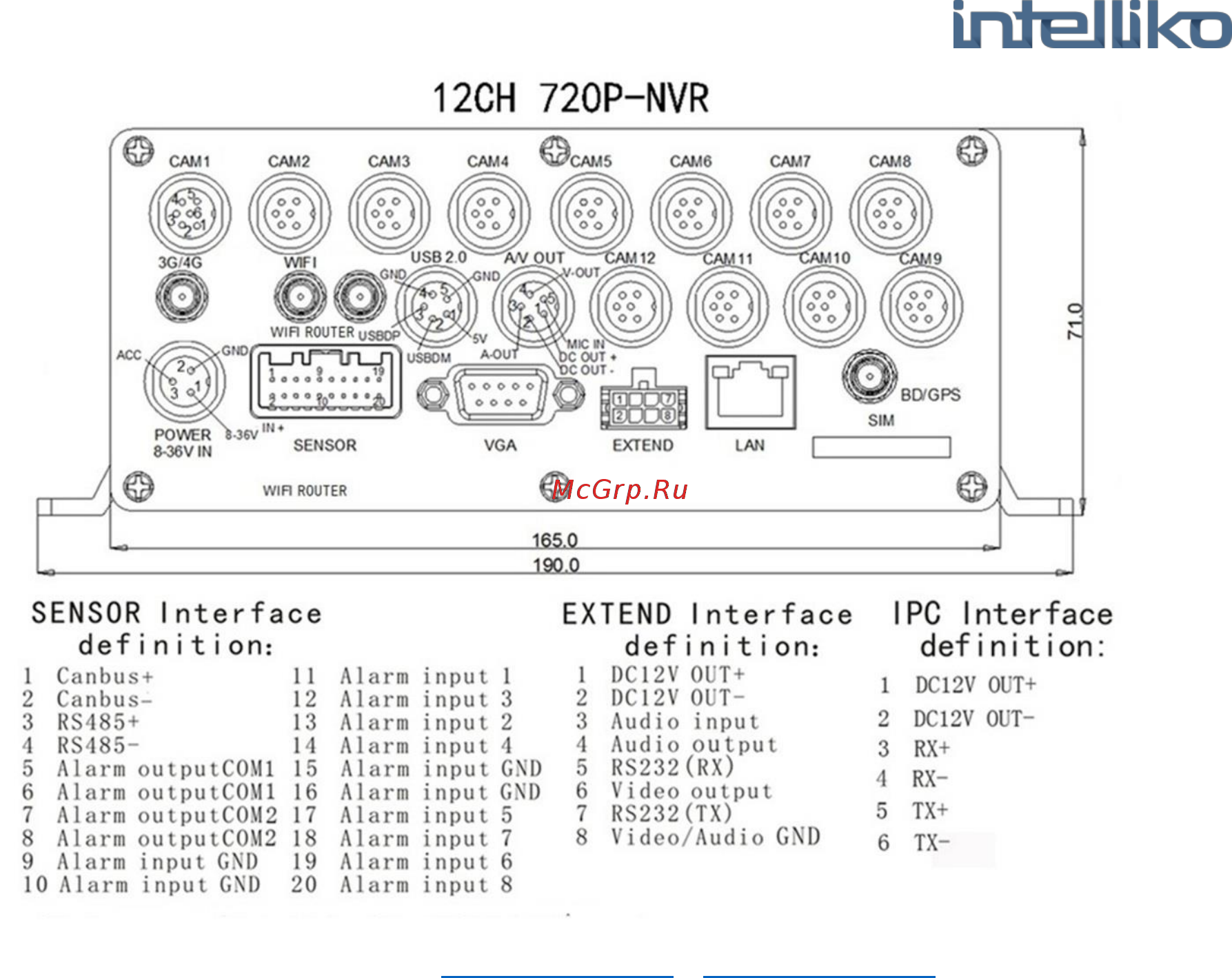 INTELLIKO INT-MNVR212-111 Руководство по эксплуатации онлайн [29/69] 261328