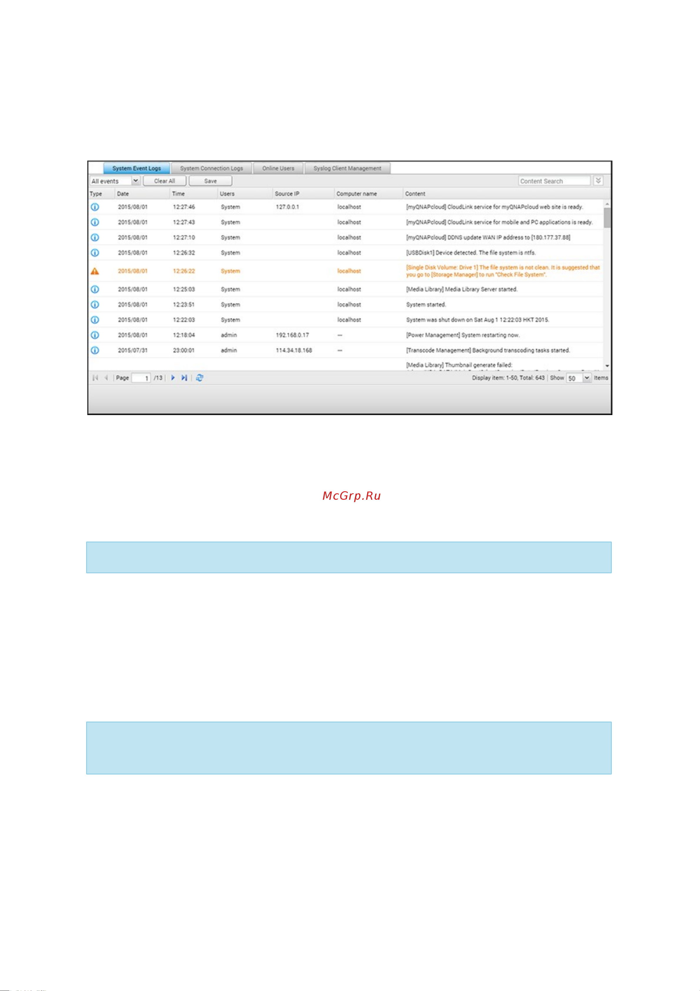 Qnap TS-563-2G Инструкция по эксплуатации онлайн [134/359] 261332