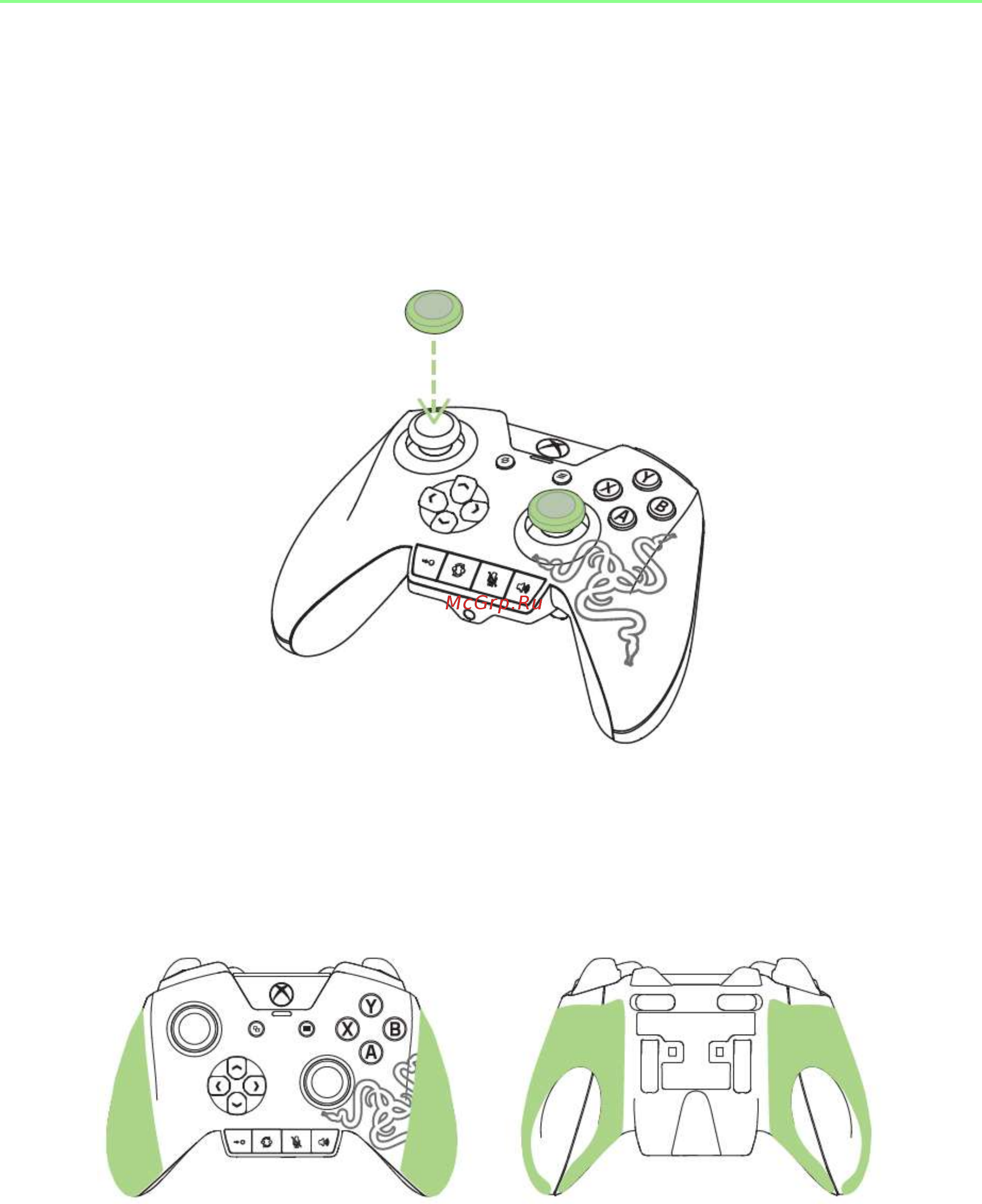 Razer Wildcat, [PC/XboxOne], black, черный [12/23] Дополнительные аксессуары