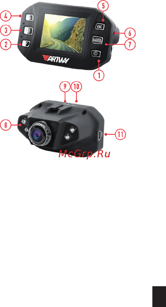 Artway GPS 338 Руководство пользователя онлайн [5/12] 310679