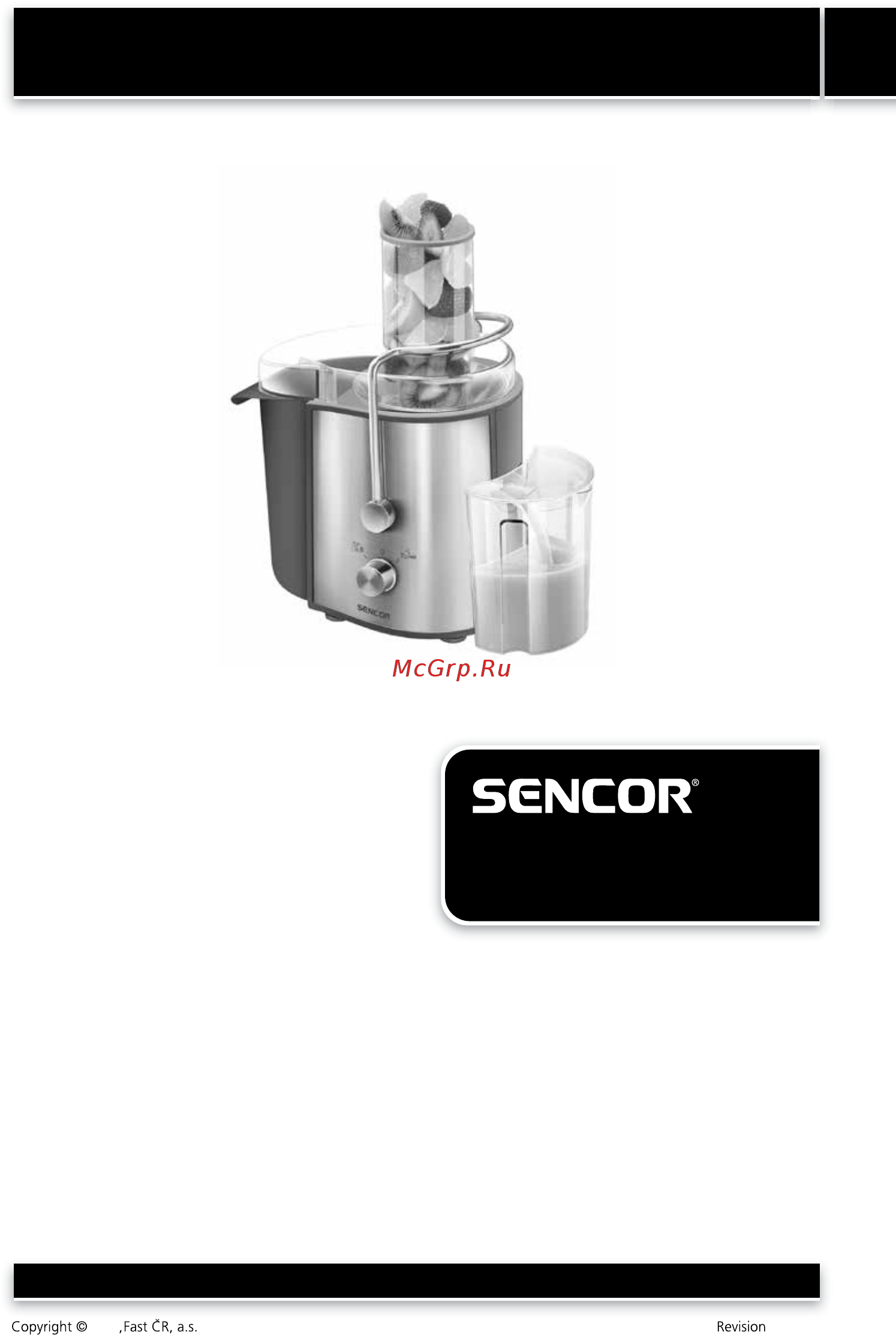 Sencor SJE 1056RD Руководство пользователя онлайн