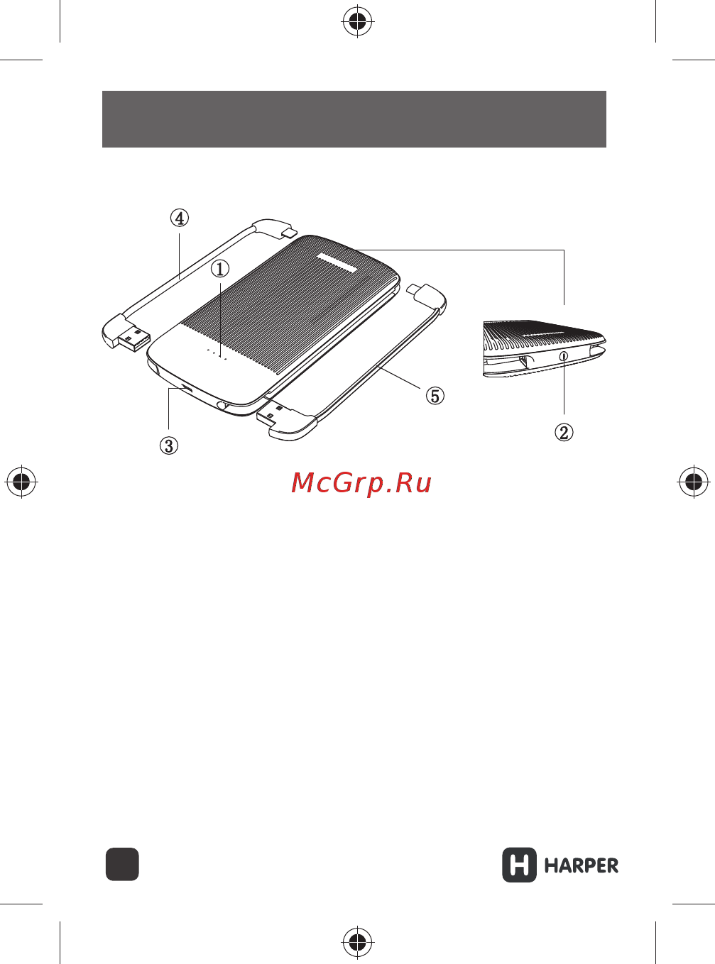 Harper PB-0011 Инструкция по эксплуатации онлайн [4/12] 261888