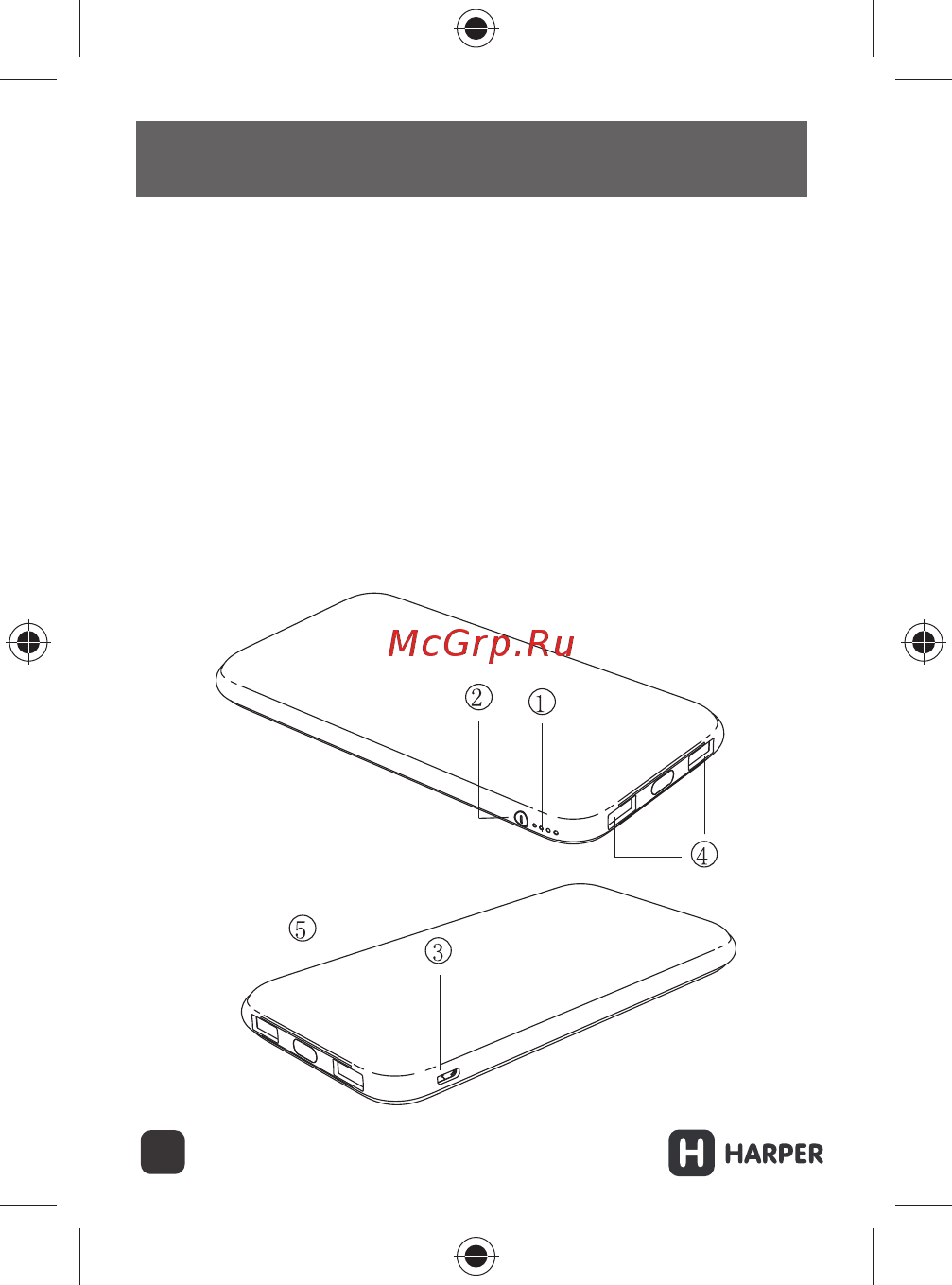 Harper PB-10002 Инструкция по эксплуатации онлайн [4/10] 261890