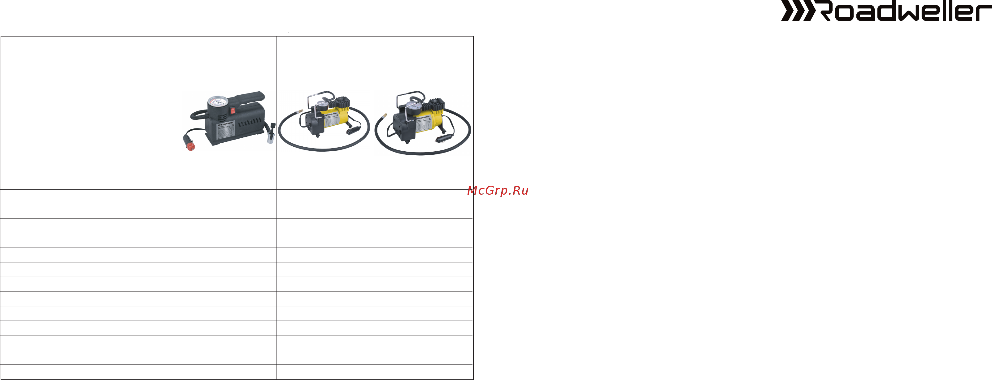 Roadweller RW-CPC-502 Инструкция по эксплуатации онлайн