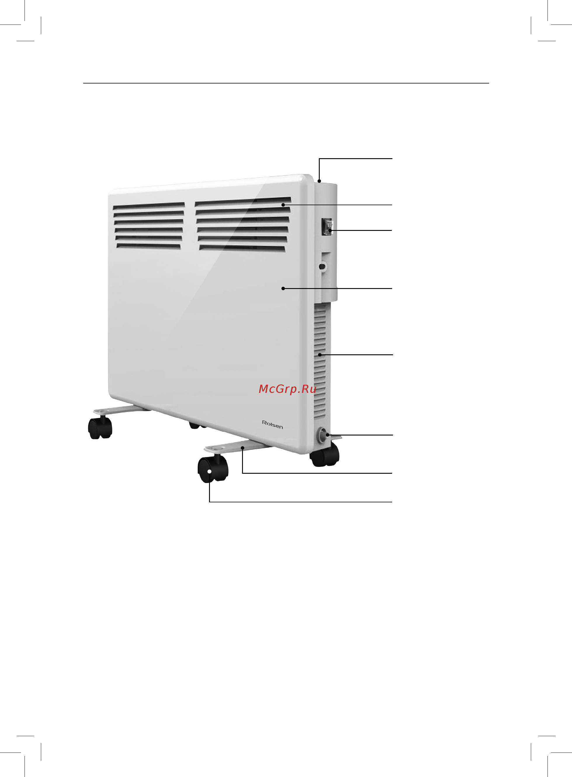 Rolsen RCE-2000M [3/12] Описание