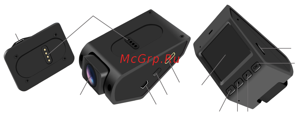 Digma FreeDrive 500 GPS Magnetic [7/16] Описание элементов управления