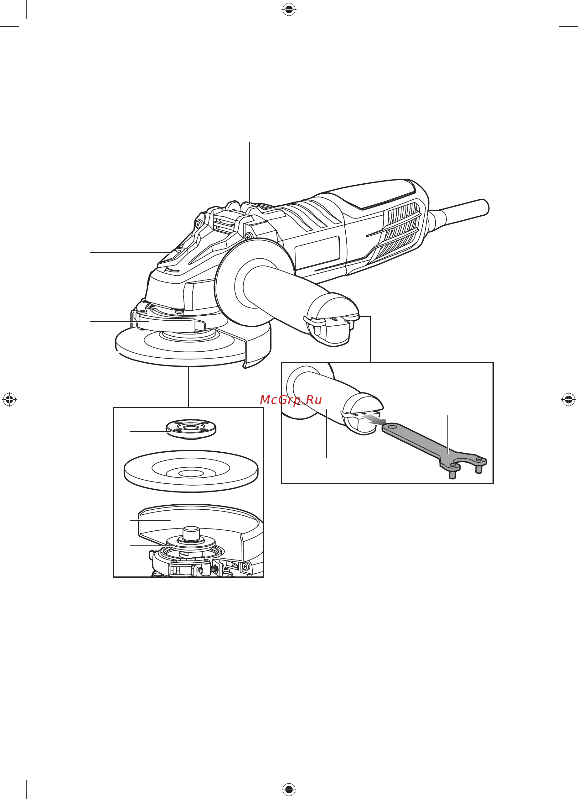 Ryobi RAG800-125G Angle grinder IN2 5133002491 Инструкция по эксплуатации онлайн [9/24] 307986