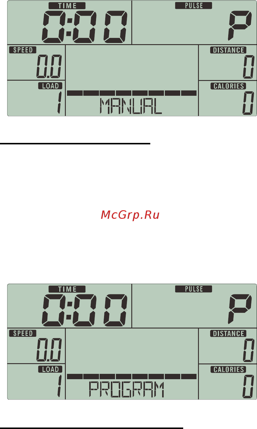 Sport Elite вс-3100g [12/15] Программный режим