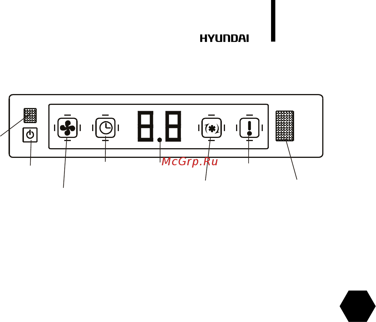 Hyundai H-ALT2-24H-UI171 [17/44] Управление прибором