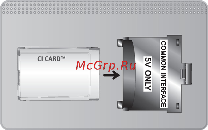 Samsung UE43M5500 [97/155] Connecting the ci or ci card