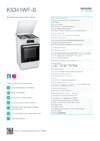 Gorenje K5341WF-B Техническое описание