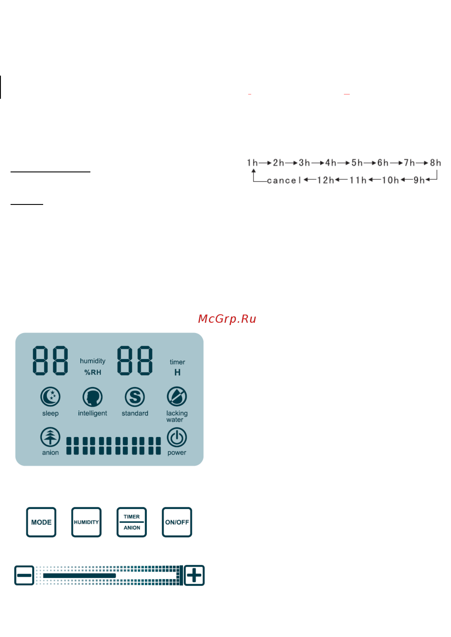 Gorenje H50DW [56/68] Функционален панел с lcd екран