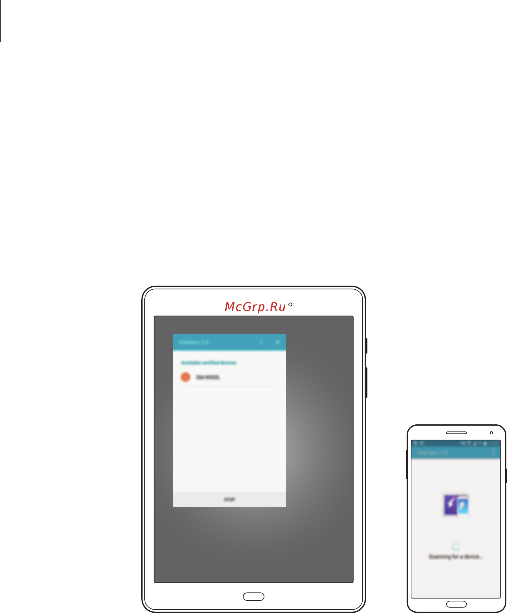 Samsung Galaxy Tab A 9.7 Wi-Fi,  SM-T550NZKASER [69/98] Создание соединения планшетного пк и смартфона