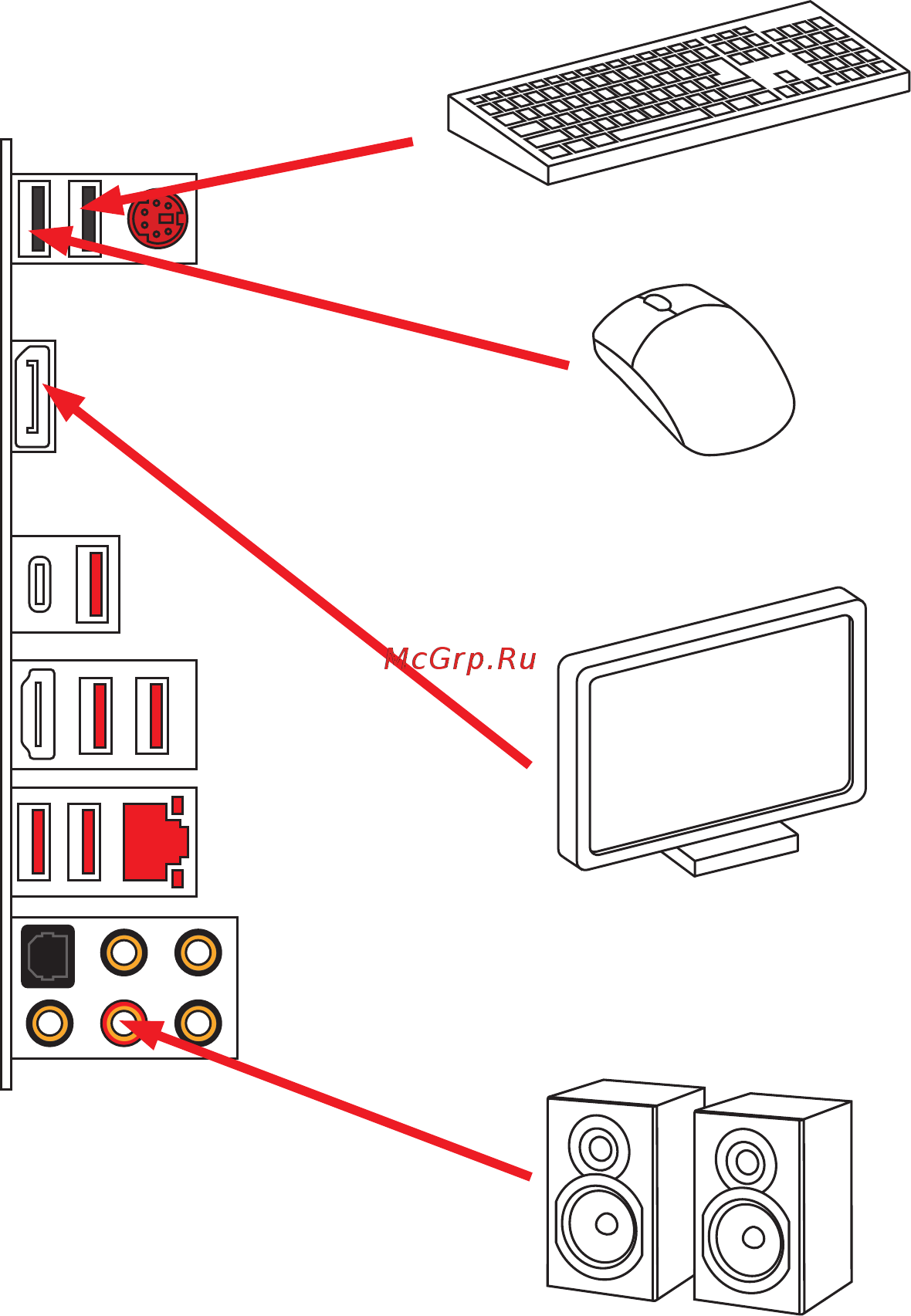 MSI Z370 GAMING PRO CARBON [10/121] Connecting peripheral devices