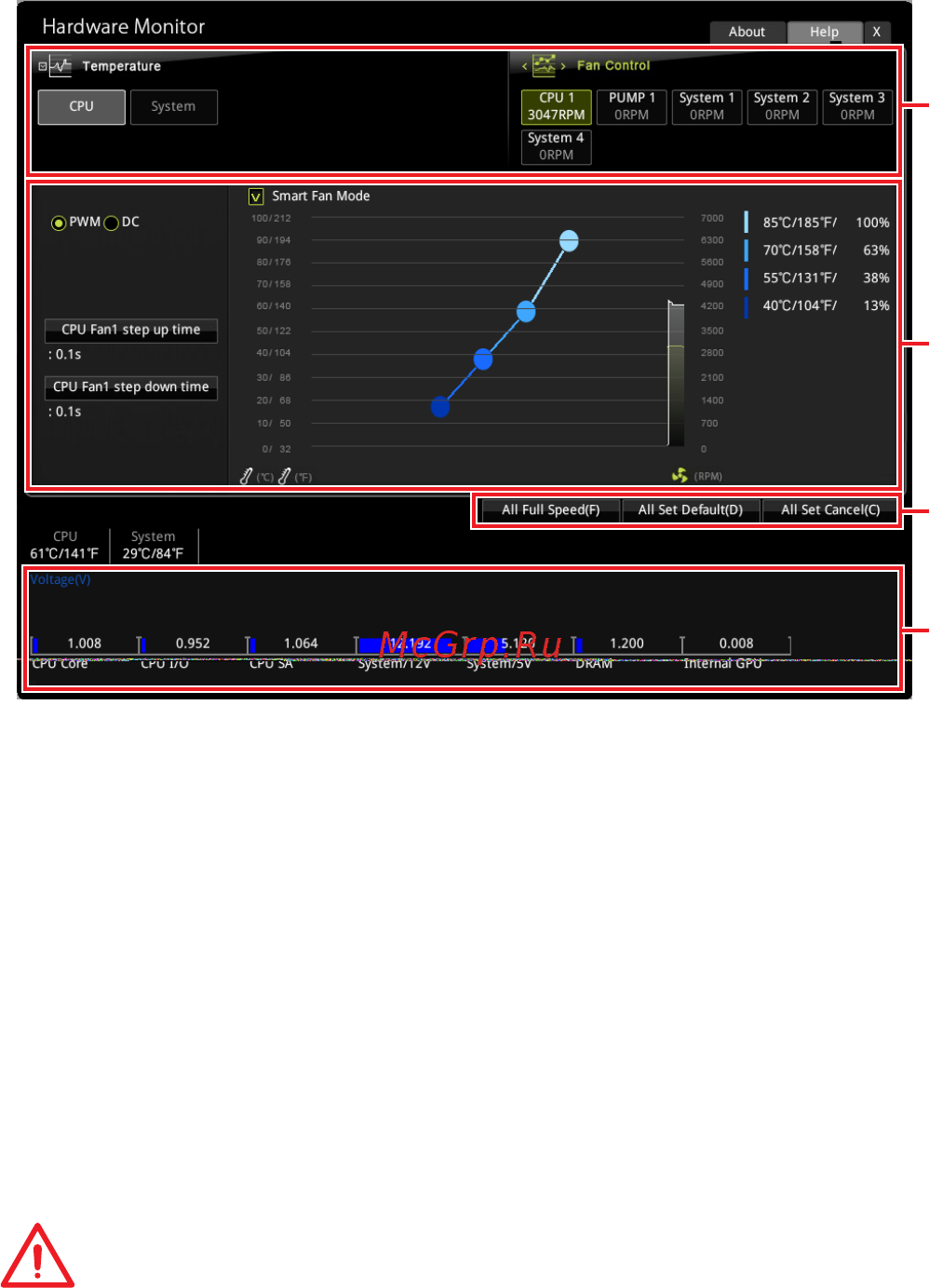 MSI Z370 GAMING PRO CARBON [69/121] Hardware monitor