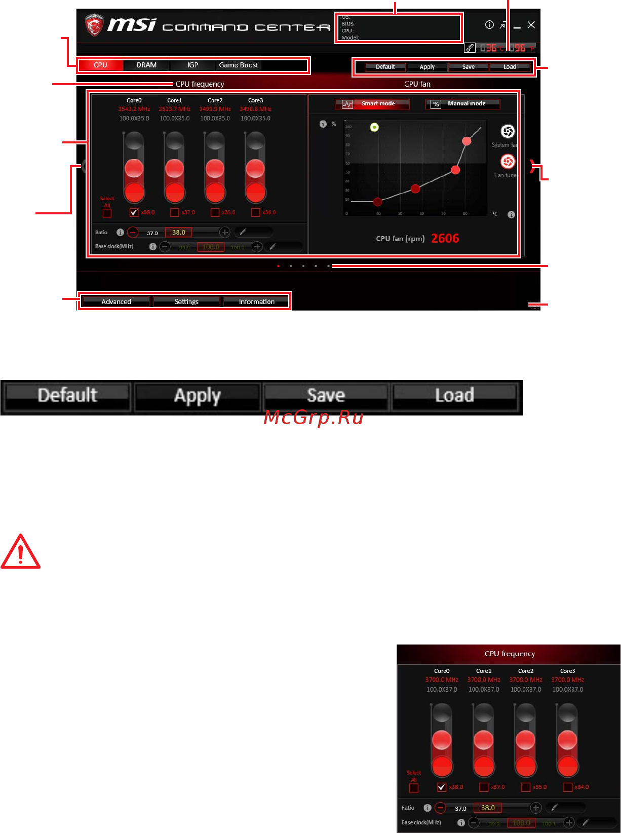 MSI Z370 GAMING PRO CARBON [74/121] Command center