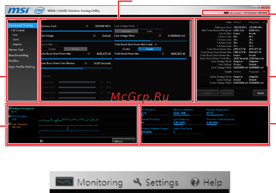MSI Z370 PC PRO [81/99] Intel extreme tuning utility