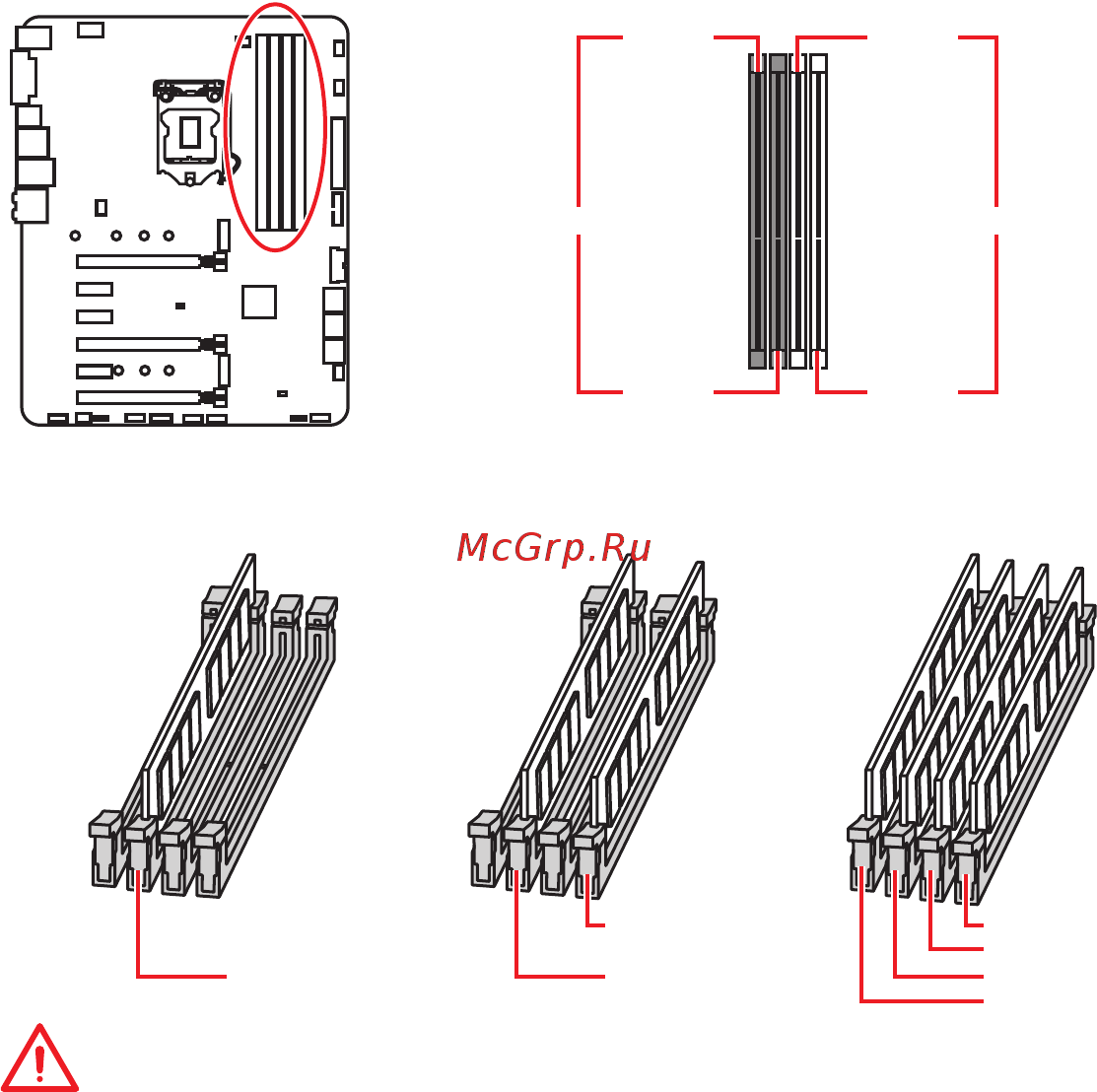 MSI Z370 SLI PLUS [28/99] Dimm slots