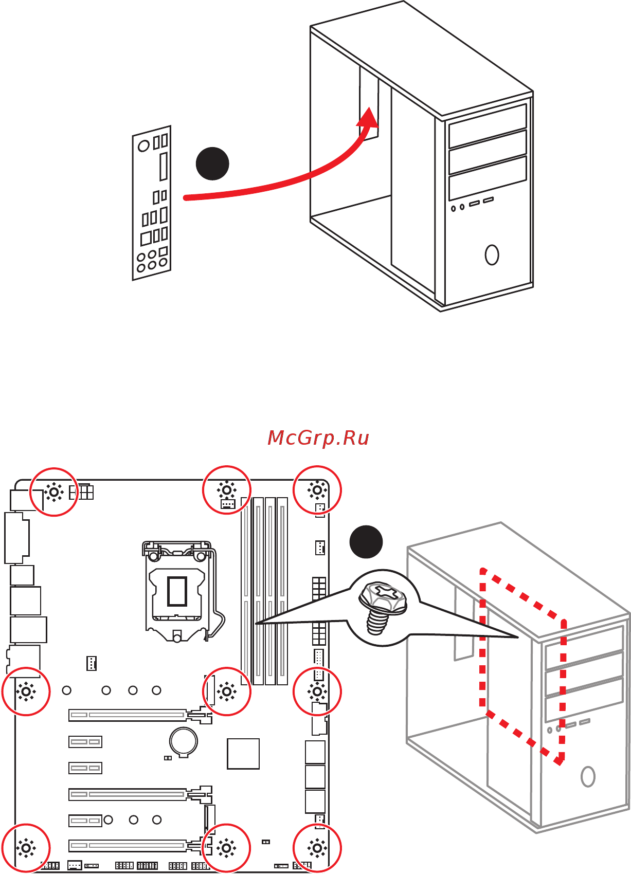 MSI Z370 SLI PLUS [7/99] Installing the motherboard