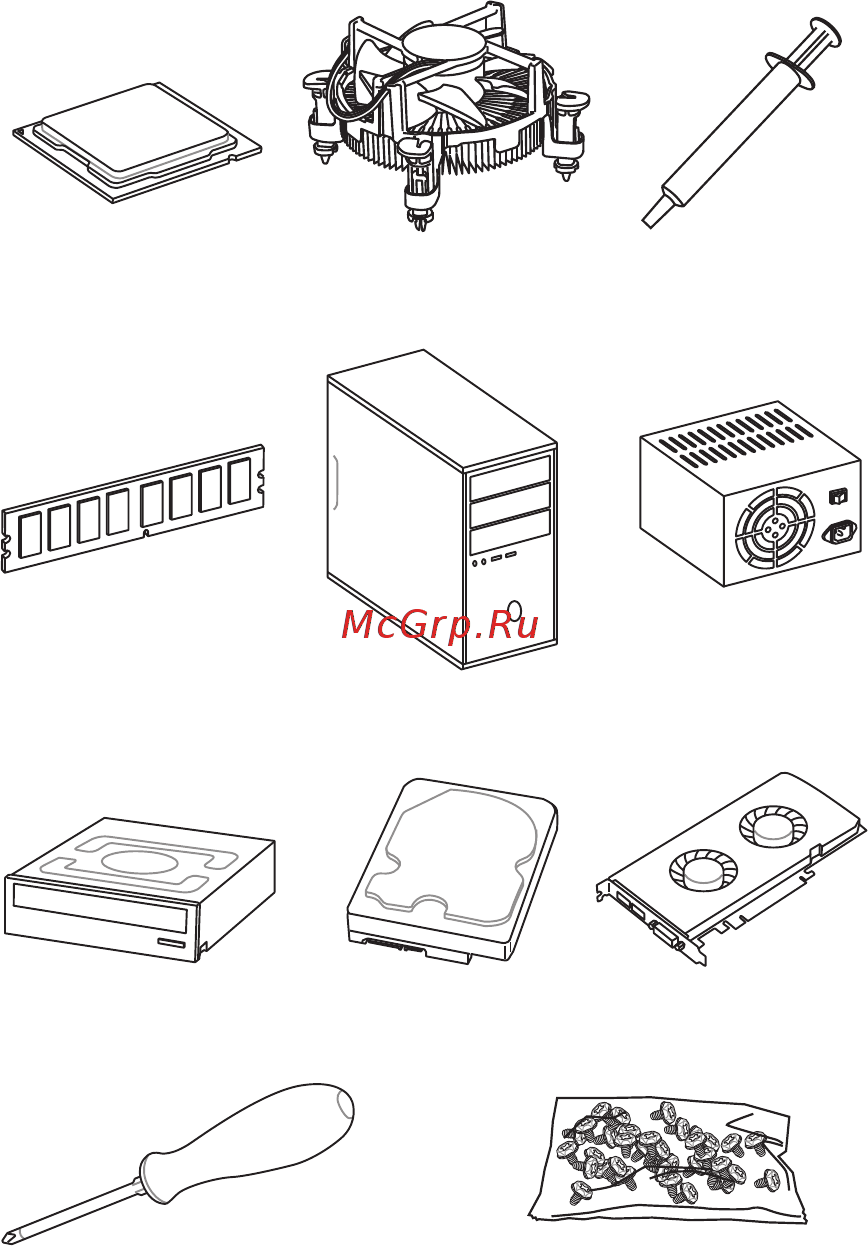 MSI Z370I GAMING PRO CARBON AC [3/109] Preparing tools and components