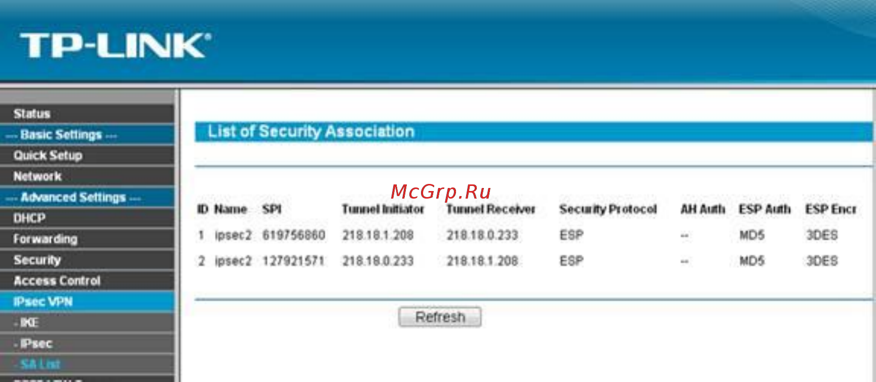 Tp-Link TL-ER604W V1 Настройка VPN онлайн [12/64] 262920