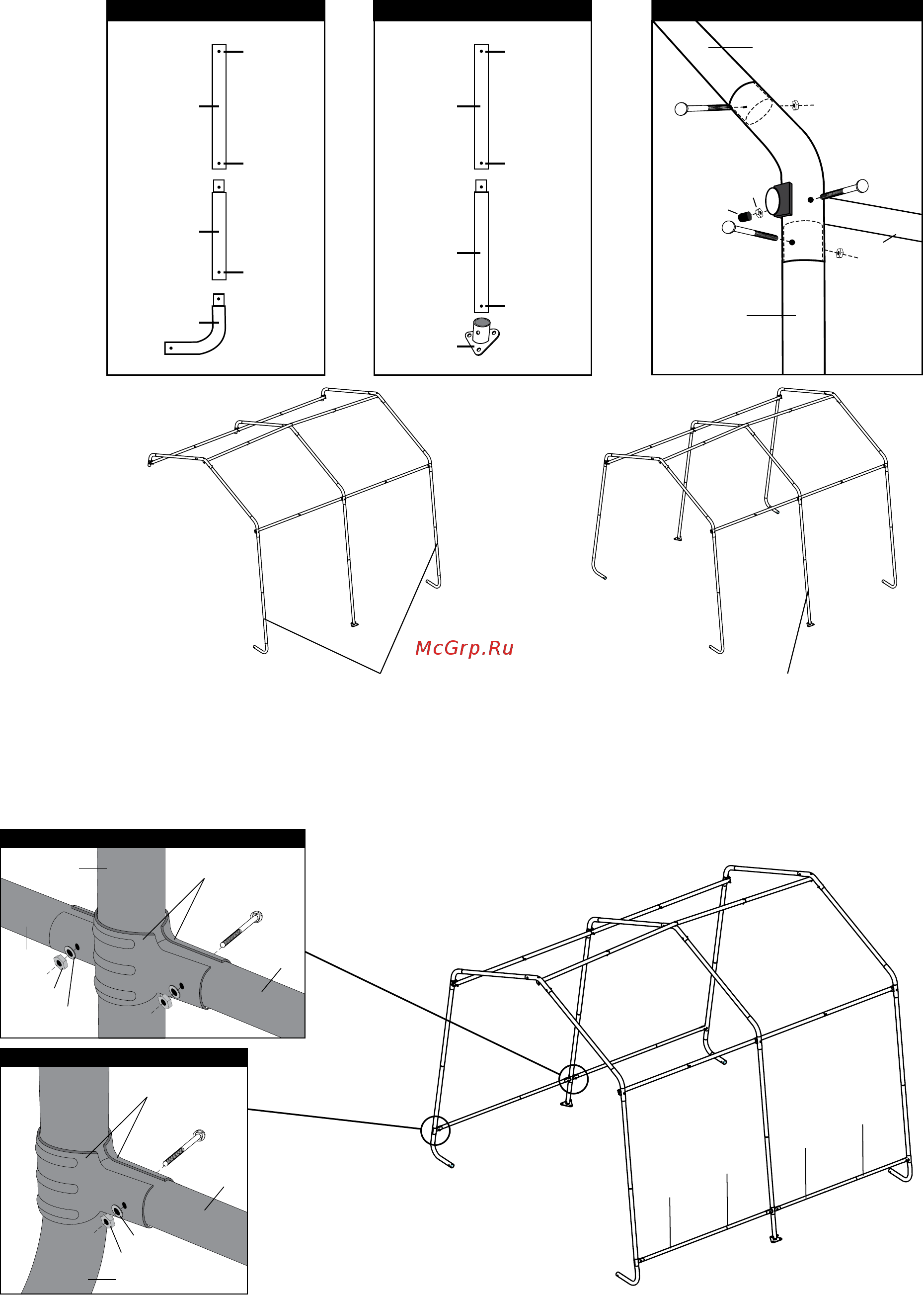 Shelterlogic 3x3x2,4м [5/10] Впереди