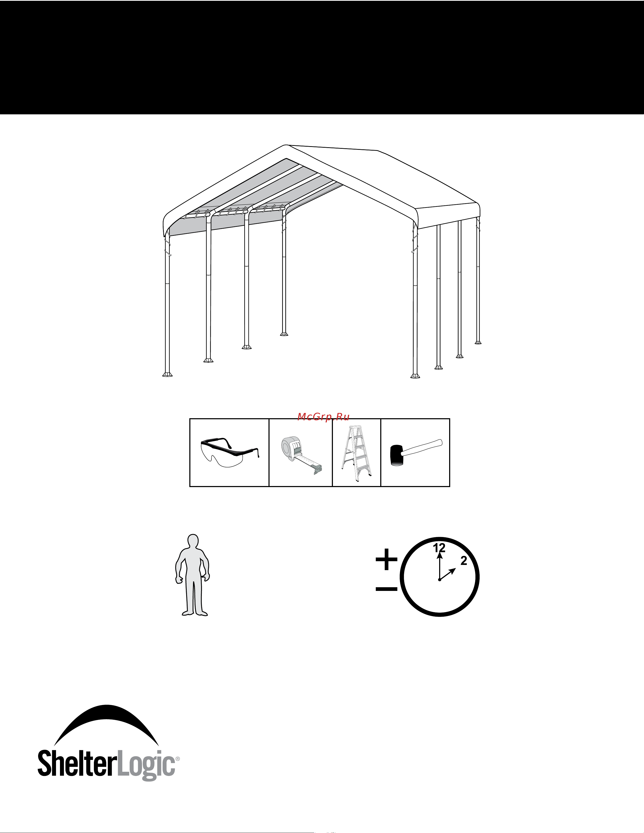Shelterlogic 3х6,1х2,9м Инструкция по эксплуатации онлайн