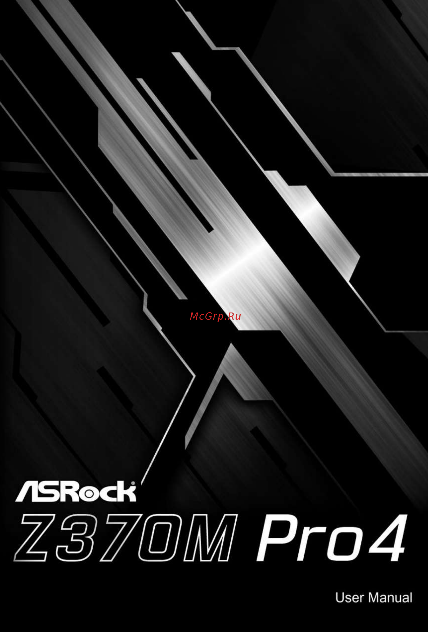 ASRock Z370M Pro4 Инструкция по эксплуатации онлайн