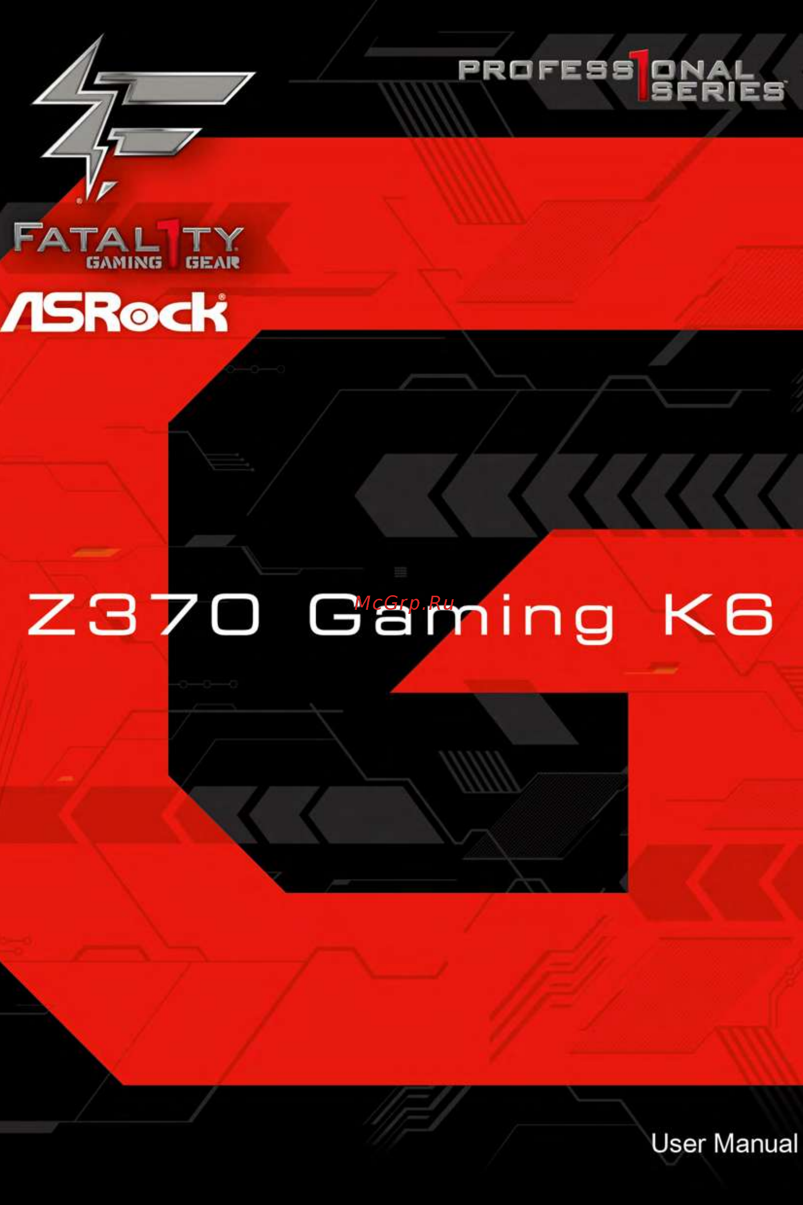 ASRock Fatal1ty Z370 Gaming K6 Инструкция по эксплуатации онлайн