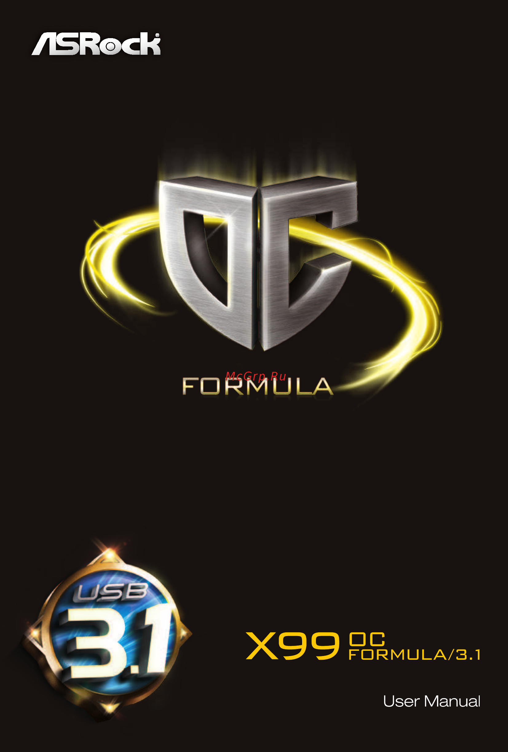 ASRock X99 OC Formula/3.1 Инструкция по эксплуатации онлайн